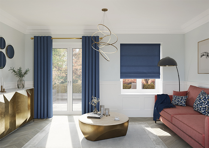 Stamford, Denim - Twist&Fit Roman Blind - Image 9